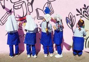 نجات قطره ها توسط کودکان دبستانی مدرسه حضرت خدیجه در اسلام آباد