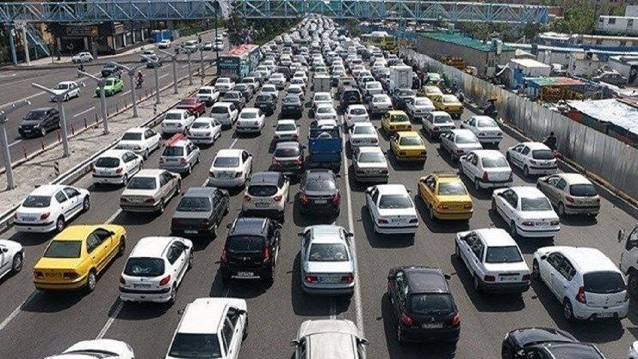 آخرین وضعیت ترافیکی در آزاد راه کرج - تهران ۲ تیر