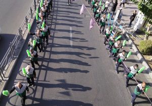 مراسم تجمع عزاداران هیئت خدام الرضا (ع) استان البرز – گزارش تصویری