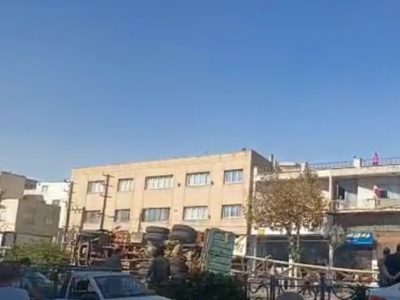 واژگونی کامیون در بلوار دانشآموز کرج
