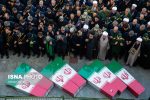 ایسنا – مراسم تشییع ۷ شهید گمنام